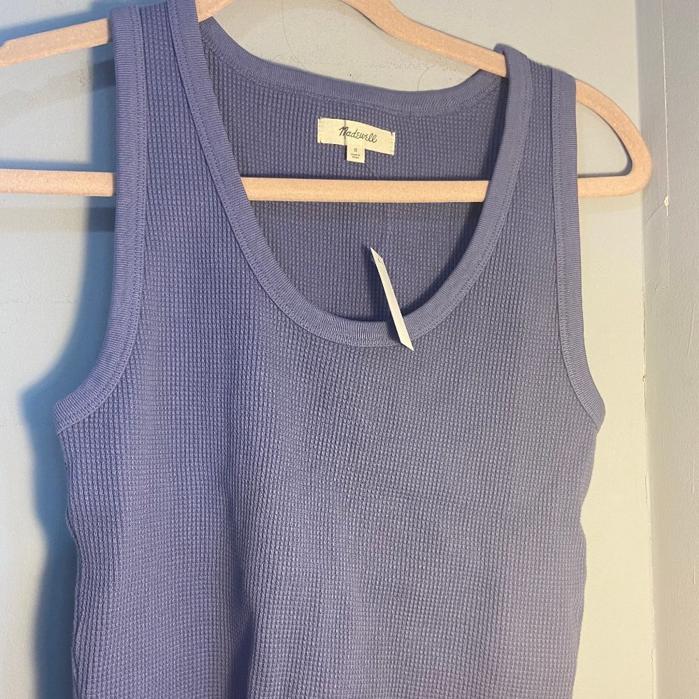 NWT Madewell Waffle Knit Scoop Crop Tank
